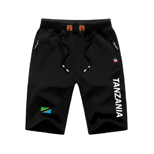 Tanzania Shorts / Tanzania Pants / Tanzania Shorts Flag / Tanzania Jersey / Grey Shorts / Black Shorts / Tanzania Poster / Tanzania Map