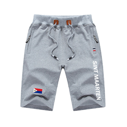 Sint Maarten Shorts / Sint Maarten Pants / Sint Maarten Shorts Flag / Sint Maarten Jersey / Grey Shorts / Black Shorts / Sint Maarten Poster