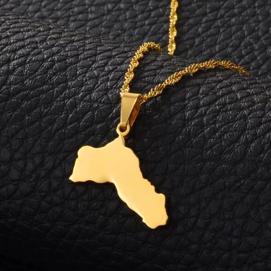 18K Gold Plated Kurdistan Necklace