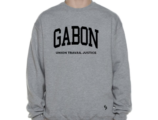 Gabon Sweatshirts / Gabon Shirt / Gabon Sweat Pants Map / Gabon Jersey / Grey Sweatshirts / Black Sweatshirts / Gabon Poster