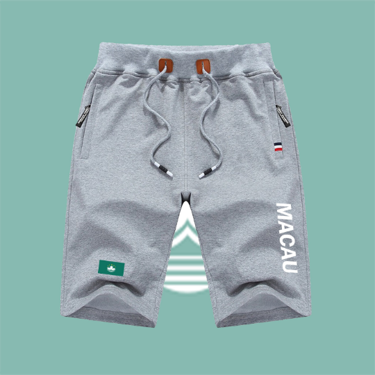 Macau Shorts / Macau Pants / Macau Shorts Flag / Macau Jersey / Grey Shorts / Black Shorts / Macau Poster / Macau Map / Men Women