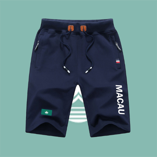 Macau Shorts / Macau Pants / Macau Shorts Flag / Macau Jersey / Grey Shorts / Black Shorts / Macau Poster / Macau Map / Men Women