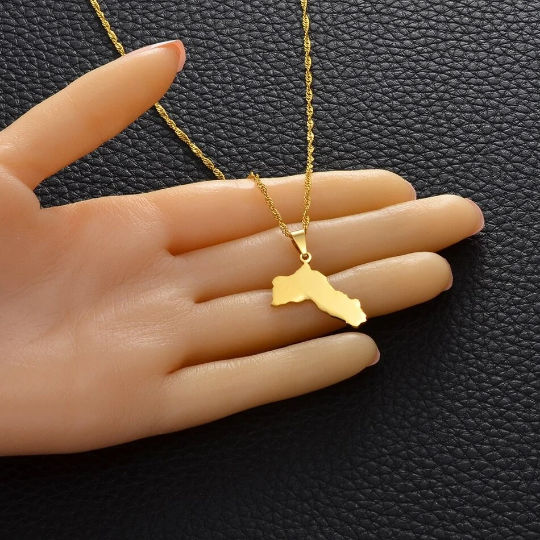 18K Gold Plated Kurdistan Necklace