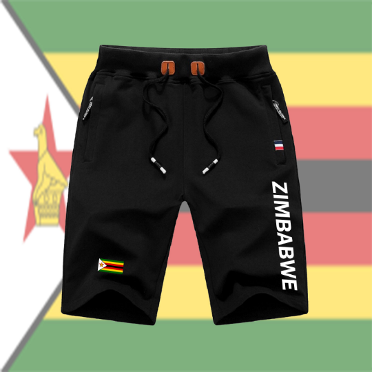 Zimbabwe Shorts / Zimbabwe Pants / Zimbabwe Shorts Flag / Zimbabwe Jersey / Grey Shorts / Black Shorts / Zimbabwe Poster / Zimbabwe Map
