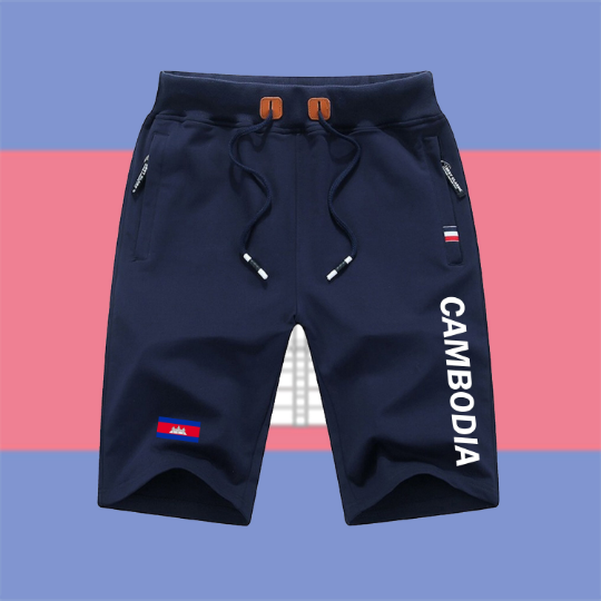 Cambodia Shorts / Cambodia Pants / Cambodia Shorts Flag / Cambodia Jersey / Grey Shorts / Black Shorts / Cambodia Poster / Cambodia Map