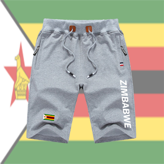 Zimbabwe Shorts / Zimbabwe Pants / Zimbabwe Shorts Flag / Zimbabwe Jersey / Grey Shorts / Black Shorts / Zimbabwe Poster / Zimbabwe Map