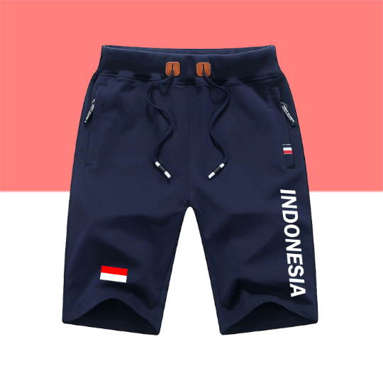 Indonesia Shorts / Indonesia Pants / Indonesia Shorts Flag / Indonesia Jersey / Grey Shorts / Black Shorts / Indonesia Poster / Indonesia