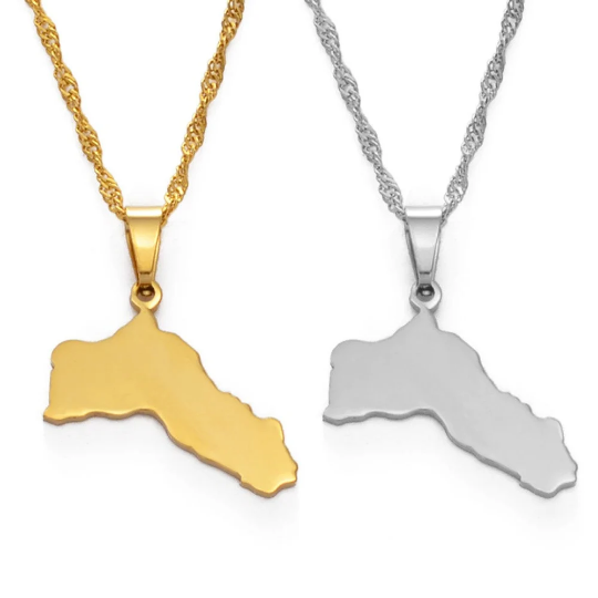 18K Gold Plated Kurdistan Necklace