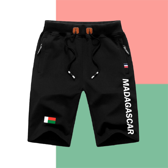Madagascar Shorts / Madagascar Pants / Madagascar Shorts Flag / Madagascar Jersey / Grey Shorts / Black Shorts / Madagascar Poster