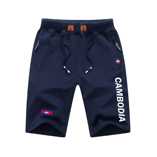 Cambodia Shorts / Cambodia Pants / Cambodia Shorts Flag / Cambodia Jersey / Grey Shorts / Black Shorts / Cambodia Poster / Cambodia Map