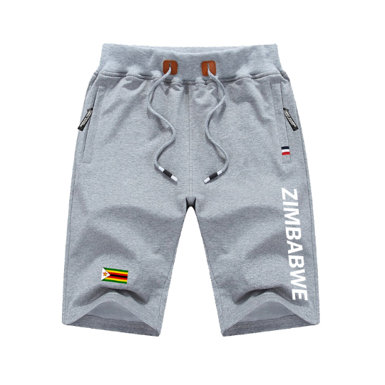 Zimbabwe Shorts / Zimbabwe Pants / Zimbabwe Shorts Flag / Zimbabwe Jersey / Grey Shorts / Black Shorts / Zimbabwe Poster / Zimbabwe Map