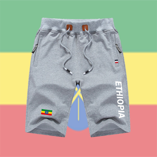 Ethiopia Shorts / Ethiopia Pants / Ethiopia Shorts Flag / Ethiopia Jersey / Grey Shorts / Black Shorts / Ethiopia Poster / Ethiopia Map