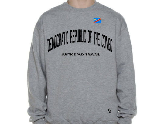 Democratic Republic Of The Congo Sweatshirts / Democratic Republic Of The Congo Shirt / Democratic Republic Of The Congo Sweat Pants Map