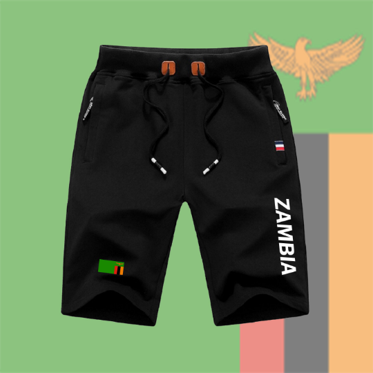 Zambia Shorts / Zambia Pants / Zambia Shorts Flag / Zambia Jersey / Grey Shorts / Black Shorts / Zambia Poster / Zambia Map / Men Women