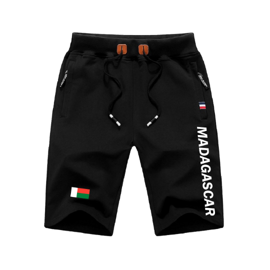Madagascar Shorts / Madagascar Pants / Madagascar Shorts Flag / Madagascar Jersey / Grey Shorts / Black Shorts / Madagascar Poster