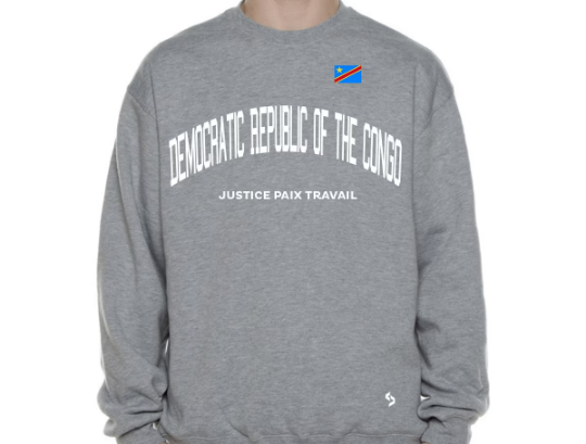 Democratic Republic Of The Congo Sweatshirts / Democratic Republic Of The Congo Shirt / Democratic Republic Of The Congo Sweat Pants Map
