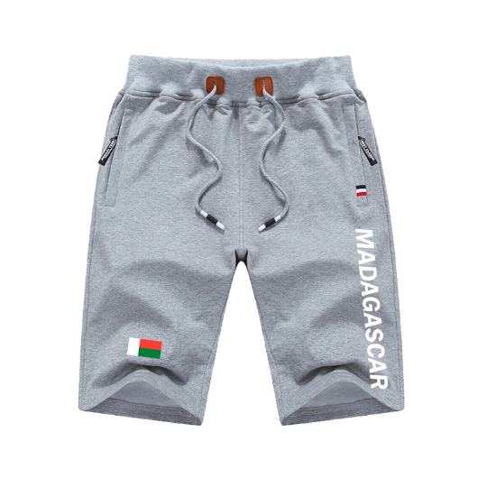 Madagascar Shorts / Madagascar Pants / Madagascar Shorts Flag / Madagascar Jersey / Grey Shorts / Black Shorts / Madagascar Poster