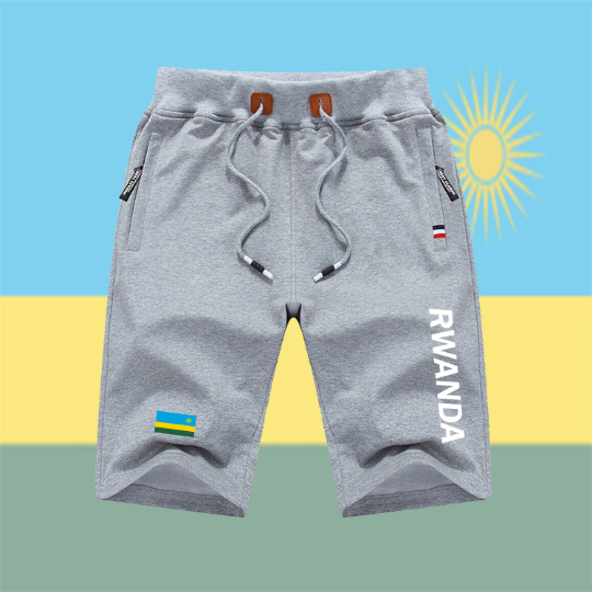 Rwanda Shorts / Rwanda Pants / Rwanda Shorts Flag / Rwanda Jersey / Grey Shorts / Black Shorts / Rwanda Poster / Rwanda Map / Men Women