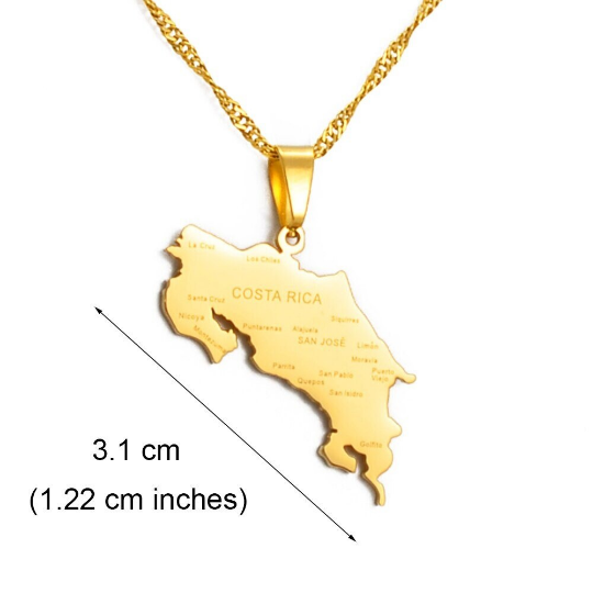 18k Gold Plated Costa Rica Necklace
