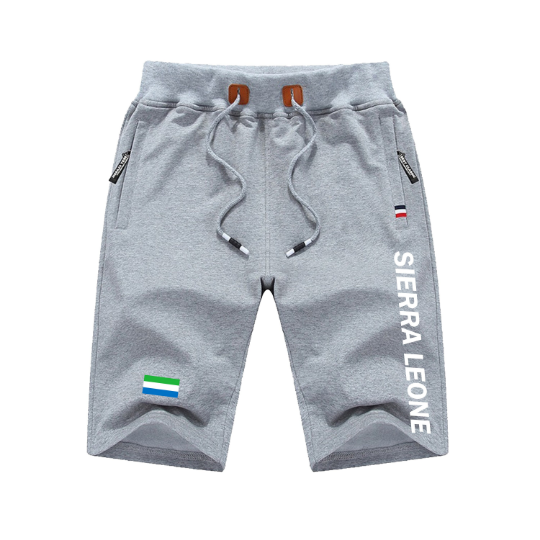 Sierra Leone Shorts / Sierra Leone Pants / Sierra Leone Shorts Flag / Sierra Leone Jersey / Grey Shorts / Black Shorts / Sierra Leone Poster