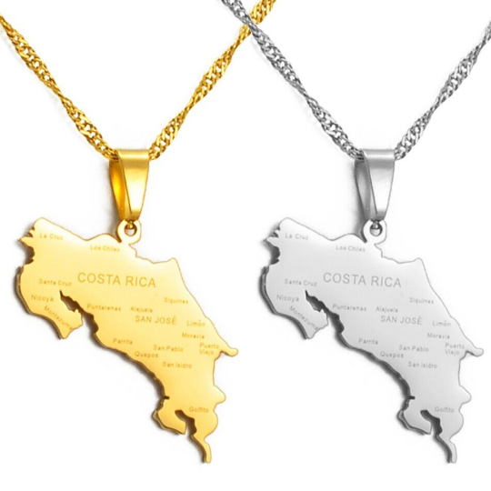 18k Gold Plated Costa Rica Necklace