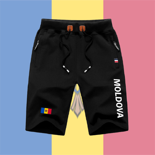 Moldova Shorts / Moldova Pants / Moldova Shorts Flag / Moldova Jersey / Grey Shorts / Black Shorts / Moldova Poster / Moldova Map