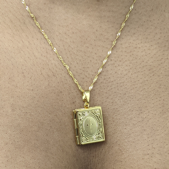 18K Gold Plated Holy Cross Necklace / Gold Plated Religious Necklace / Christian Necklace / Baptism Jewelry / Holy Cross Necklace Gift