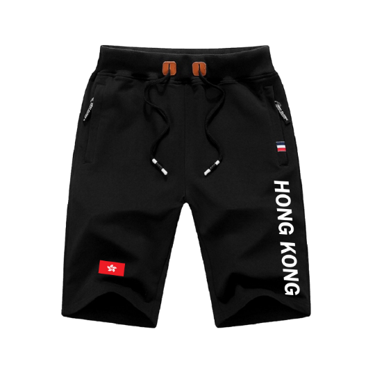 Hong Kong Shorts / Hong Kong Pants / Hong Kong Shorts Flag / Hong Kong Jersey / Grey Shorts / Black Shorts / Hong Kong Poster / Hong Kong