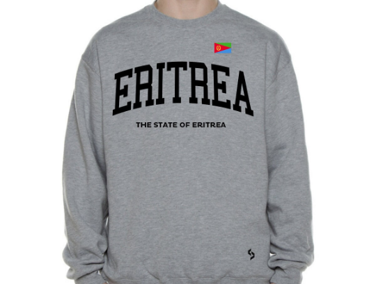 Eritrea Sweatshirts / Eritrea Shirt / Eritrea Sweat Pants Map / Eritrea Jersey / Grey Sweatshirts / Black Sweatshirts / Eritrea Poster