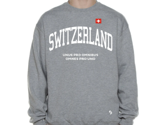 Switzerland Sweatshirts / Switzerland Shirt / Switzerland Sweat Pants Map / Switzerland Jersey / Grey Sweatshirts / Black Sweatshirt