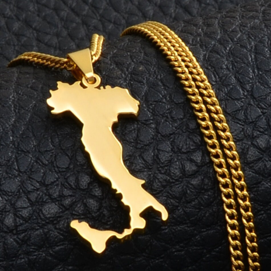 18k Gold Plated Italy Necklace