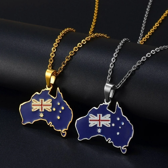 18K Gold Plated Australia Necklace