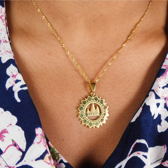 Yazidi Lalish Necklace, Yazidi Lalish Holy Temple, Yazidi Lalish Pendant, Yazidi Lalish Charm, Yazidi Bracelet, Yazidi Lalish Gifts