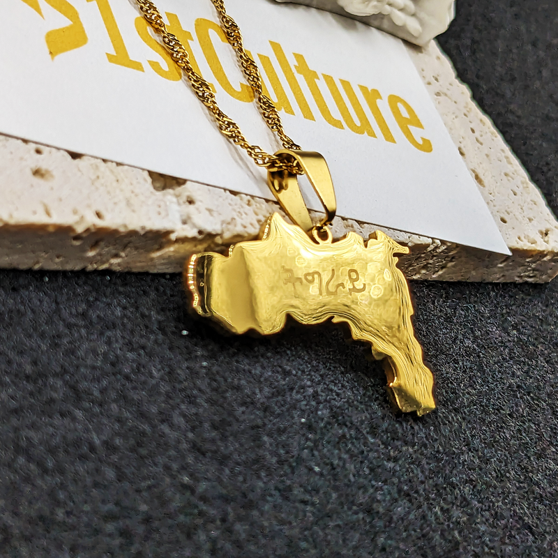 18k Gold Plated Ethiopia Tigray Necklace