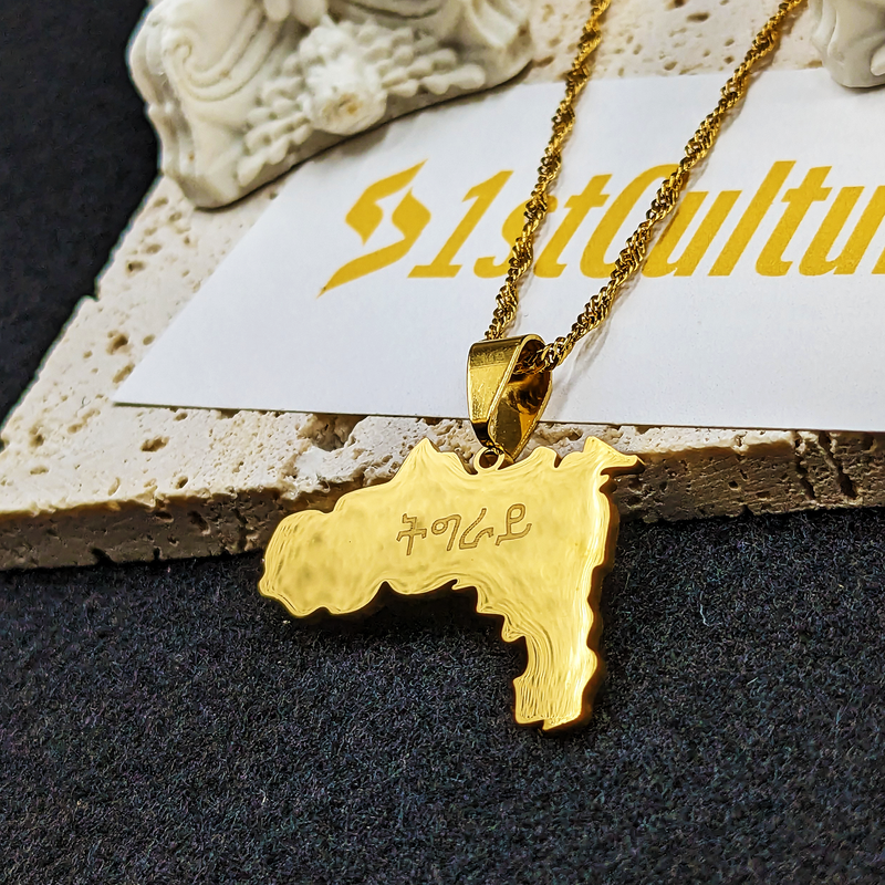 18k Gold Plated Ethiopia Tigray Necklace
