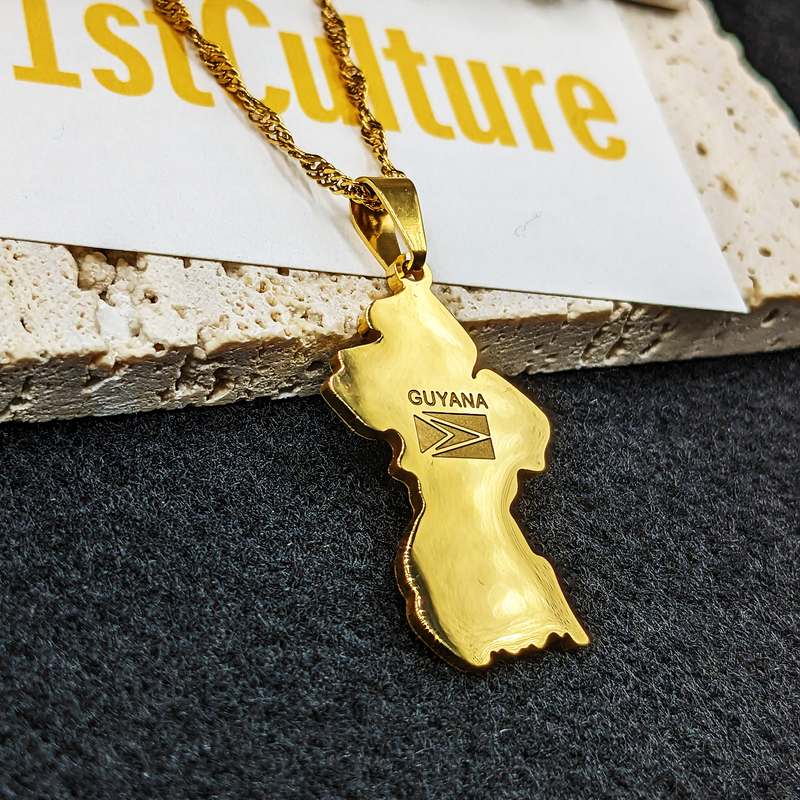 18k Gold Plated Guyana Necklace