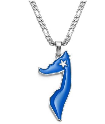 18K Gold Plated Somalia Necklace- somalia necklace - somalia necklaces