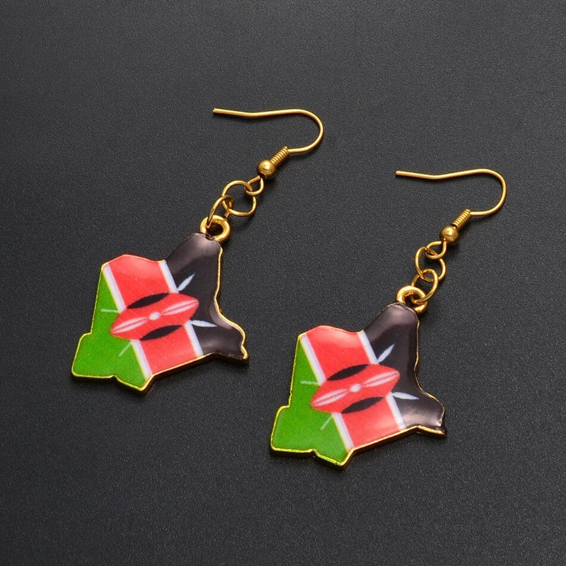 Kenya Earrings, Kenya map Earring, Earrings Kenya, Kenya art, Kenya bracelet, Kenya flag, Kenya travel art, Kenya men, Kenya ruby bracelets