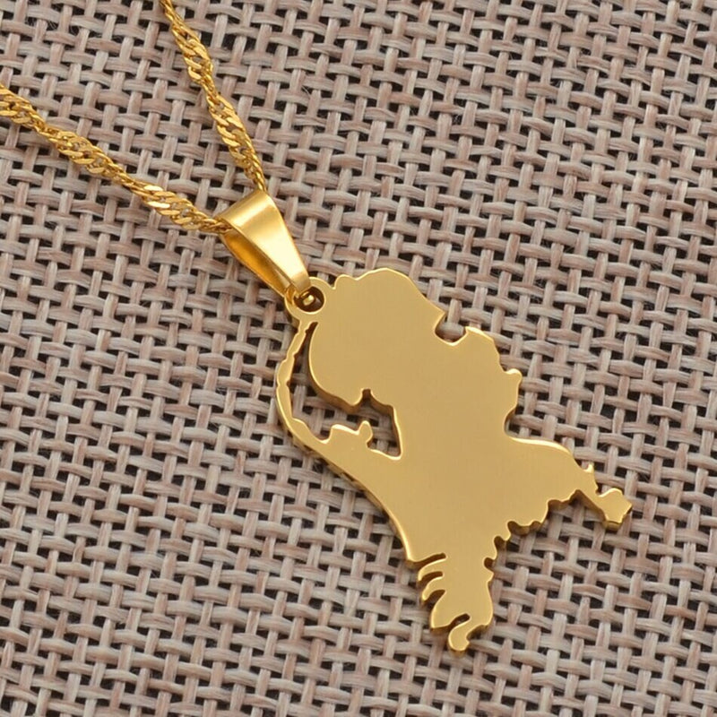 Nederlanden 18K Gold Plated Necklace / Nederlanden Jewelry / Nederlanden Pendant / Nederlanden Gift