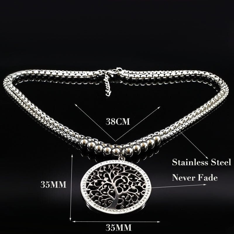 Tree of Life Necklace / Tree of Life Choker / Tree of Life Charm Choker / Tree of Life Charm Necklace / Charm Choker / Tree of Life Pendant