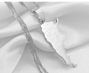 18K Gold Plated Argentina Necklace, argentina art, argentina gifts, necklace from argentina - 1stCulture