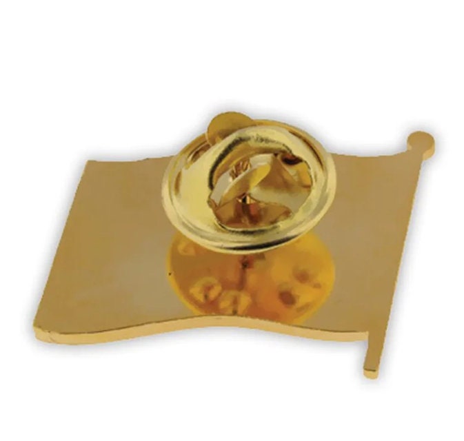 Wyoming State flag lapel pin / USA  Wyoming flag clothes brooch / enamel pins /  Wyoming flag Badge /  Wyoming pin