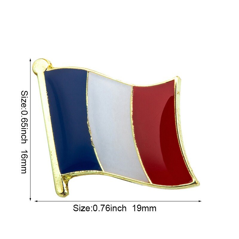 France National Flag Lapel Pin / France Flag Lapel clothes / France country flag Badge / French national flag Brooch / France enamel pins