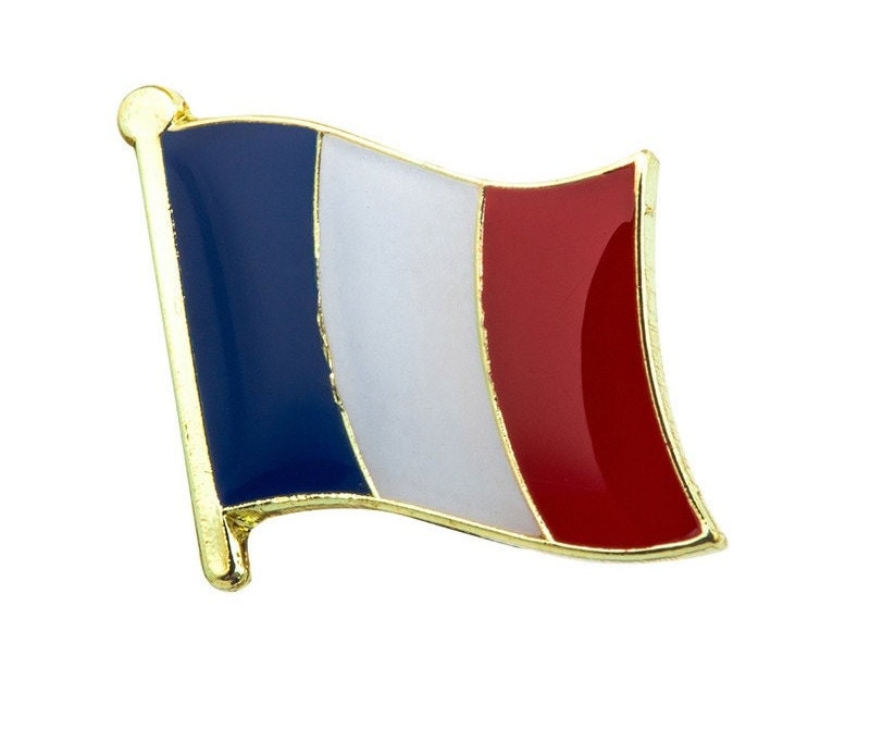 France National Flag Lapel Pin / France Flag Lapel clothes / France country flag Badge / French national flag Brooch / France enamel pins