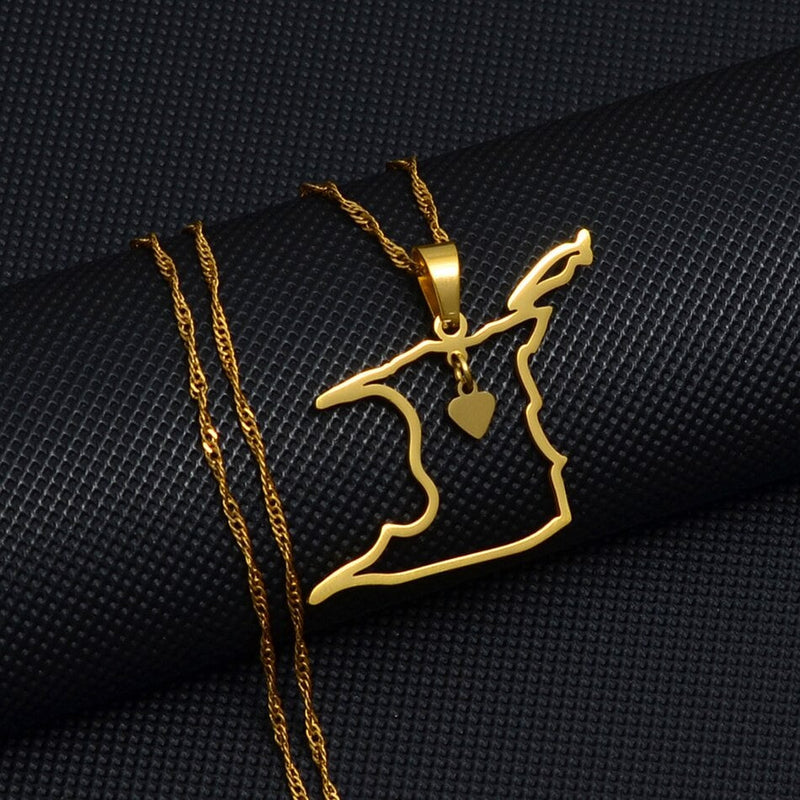 18K Gold Plated Trinidad Necklace, Trinidad and Tobago jewelry, Trinidad bracelet, Trinidad pendant, Trinidad necklace, Trinidad earrings