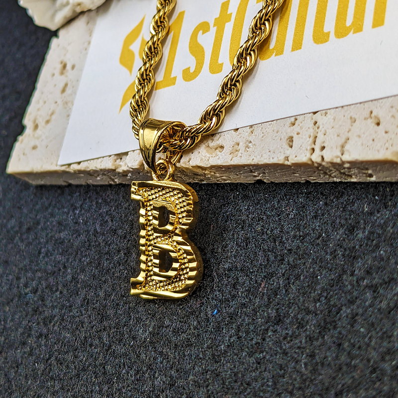18K Gold Plated A-Z Initials Necklace / A-Z Letters Necklace / A-Z Initial Necklace / A-Z Letters Jewelry / A-Z Letters Gift
