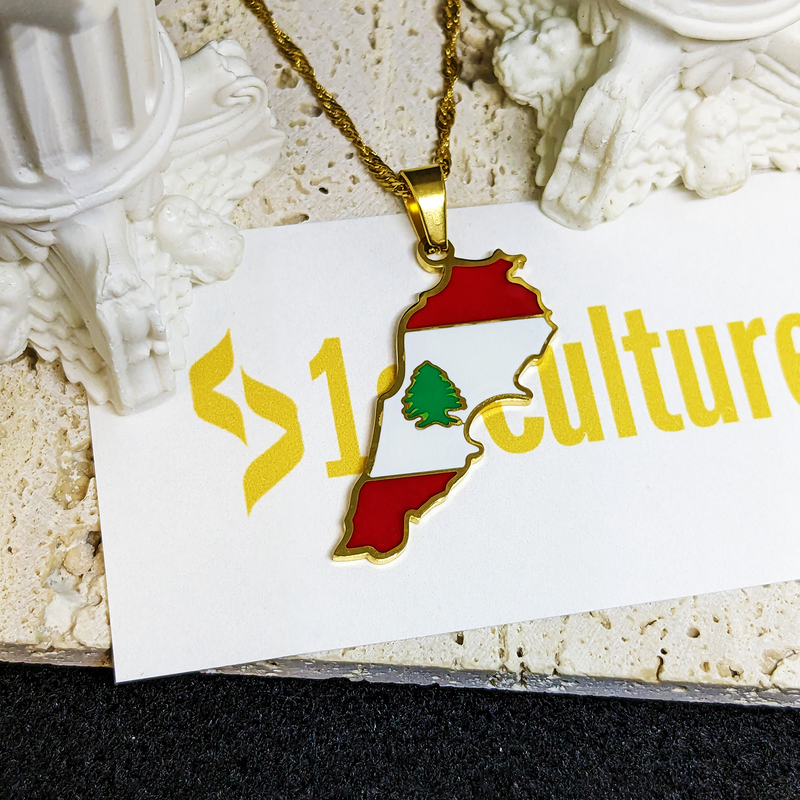 18K Gold Plated Lebanon Necklace