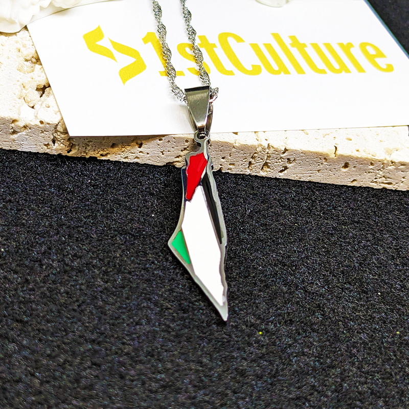 18k Gold Plated Palestine Necklace