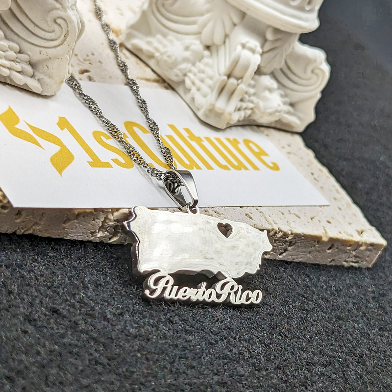18K Gold Plated Puerto Rico Necklace