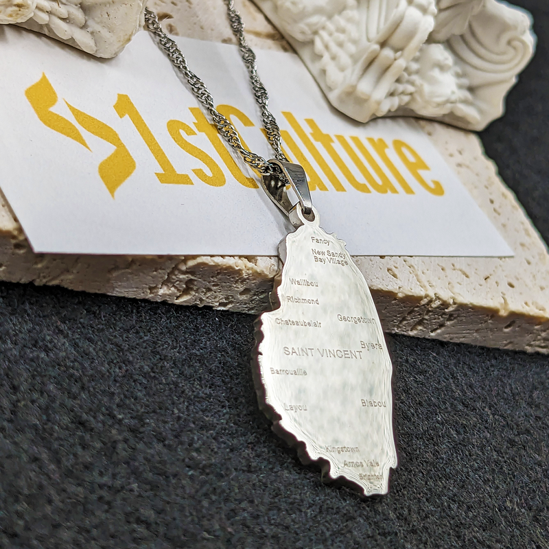 18K Gold Plated Saint Vincent Necklace